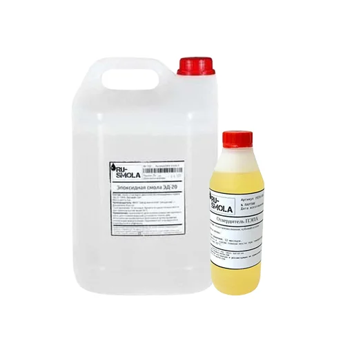 Эпоксидная смола ED-20 5 кг в комплекте с материалом для отверждения 500 г. Прозрачное автомобильное судно для ремонта и выравнивания пола, автомобильная настройка, склеивание деталей.