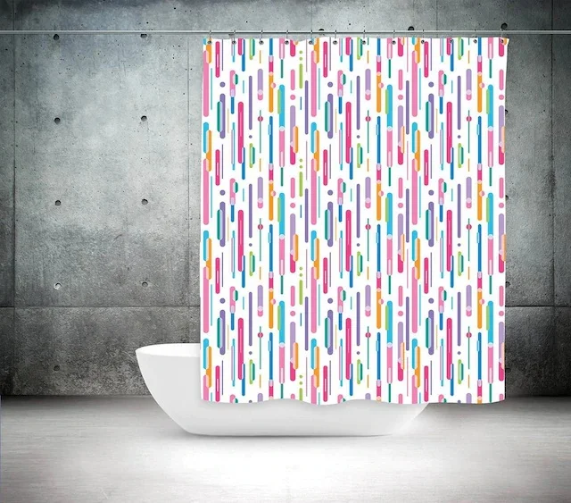

Zethome Diary Bath Shower Curtain 9385 Double Wing 2 X100X200 250183715