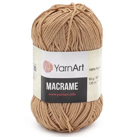 Пряжа YarnArt 'Macrame', 100% полиэстер (6 мотков), цвета в ассортименте