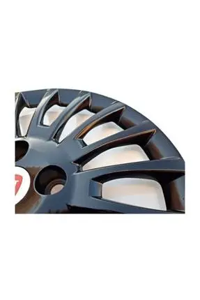 

15 '' Inch Fiat Linea Wheel Cover 4 Pieces Steel Rim Look Gloss Black