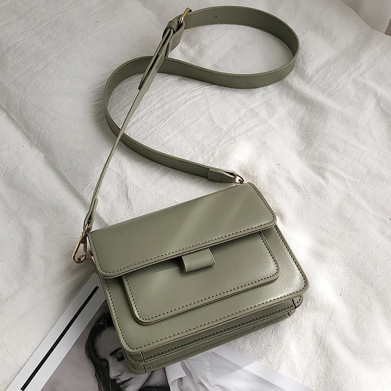 

Chain Design New Mini PU Leather Flap Bags For Women 2021 Summer Lady Shoulder Handbag Female Beautiful Fashion Cross Body Bag