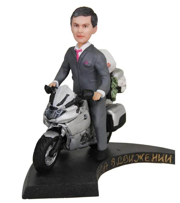 Сувенирная продукция Подарок байкеру &quotВсегда в движении&quot 20см.|Статуэтки и