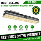 Светодиодсветильник фитолампа полного спектра Mars Hydro SP 150 для комнатных и садовых гидропонных систем, водонепроницаемая профессиональная фитолампа с нулевым шумом для посадки