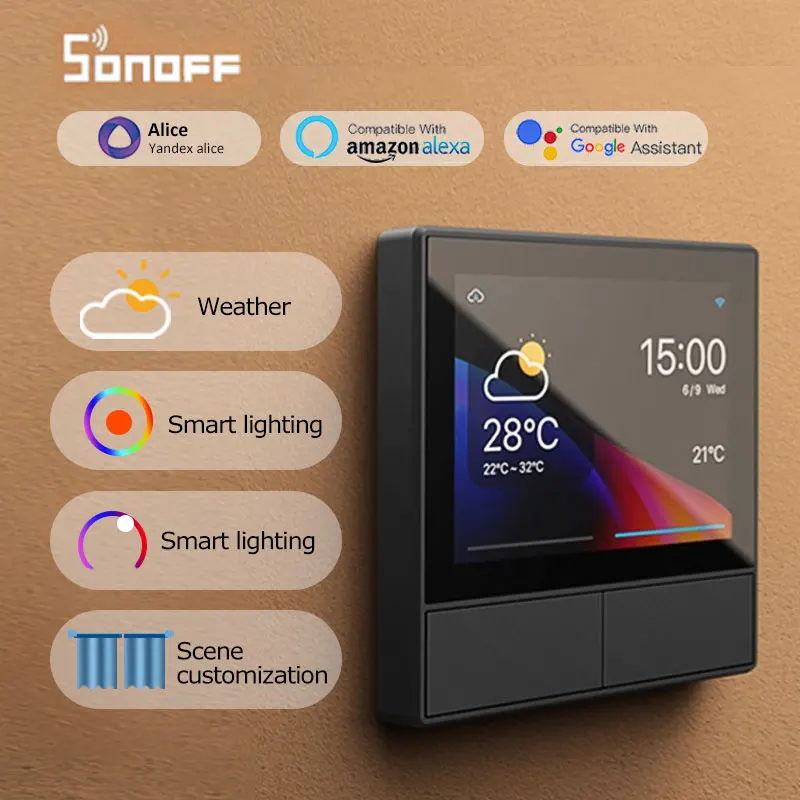 

Умный настенный выключатель SONOFF NSPanel с поддержкой Wi-Fi