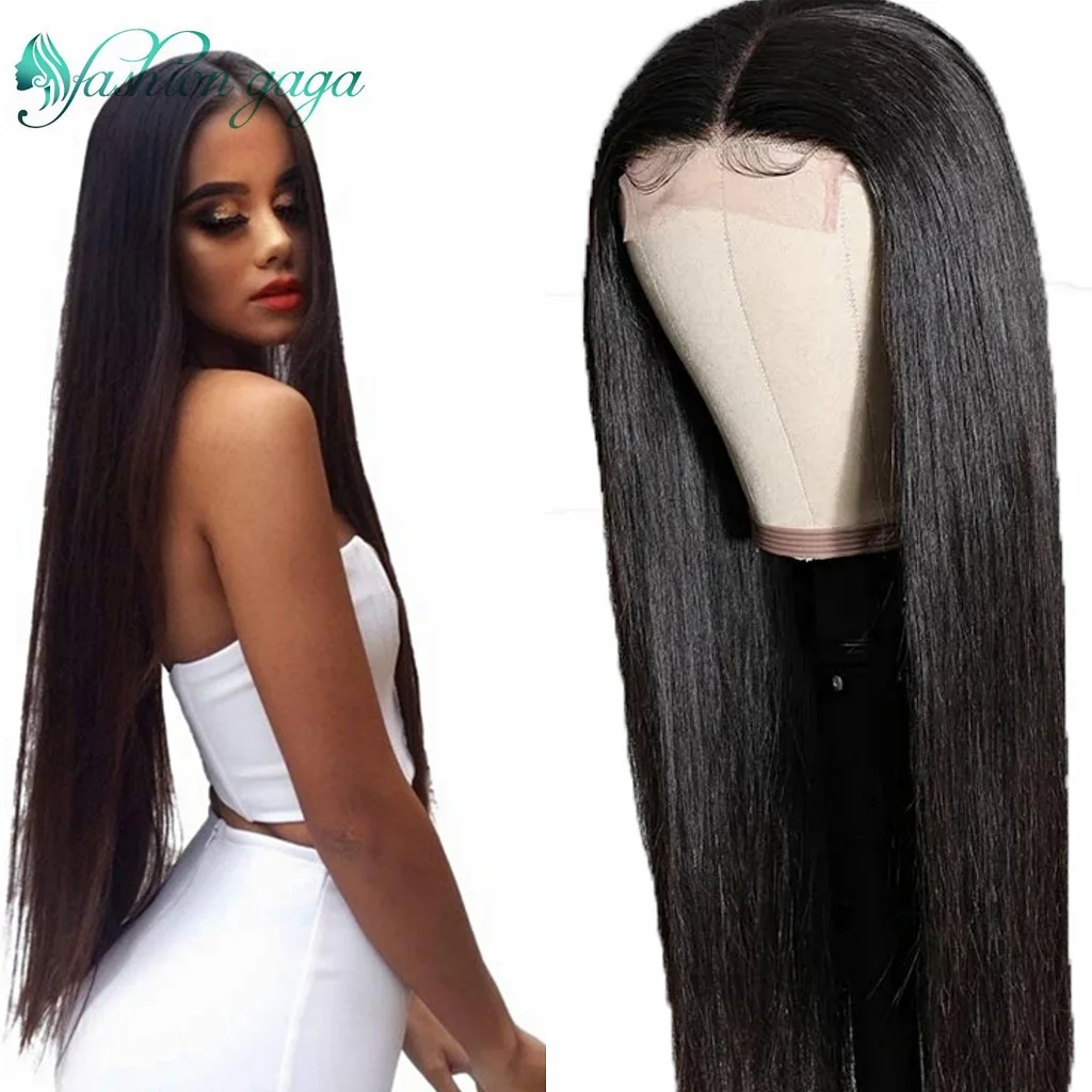 

Парики женские прямые из натуральных волос, 13 х4, 10-30 дюймов