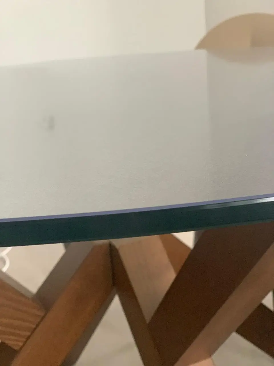 Силиконовая скатерть прозрачная матовая . гибкое (мягкое) стекло на стол FOR DESK.