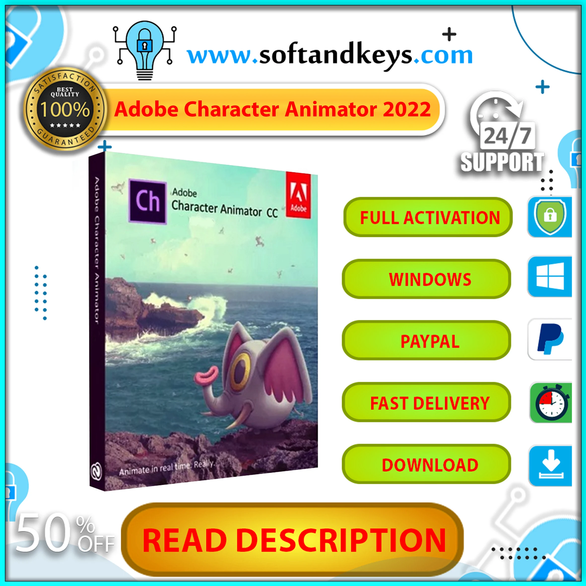

{Adobe Character Animator 2022Fast deliveryLifetime Activation}