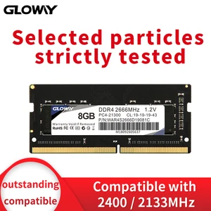 gloway memoria ram ddr4 notebook 4gb 8gb 16gb 2666 mhz sodimm for laptop memoria ram ddr4 1 2v laptop ram free global shipping