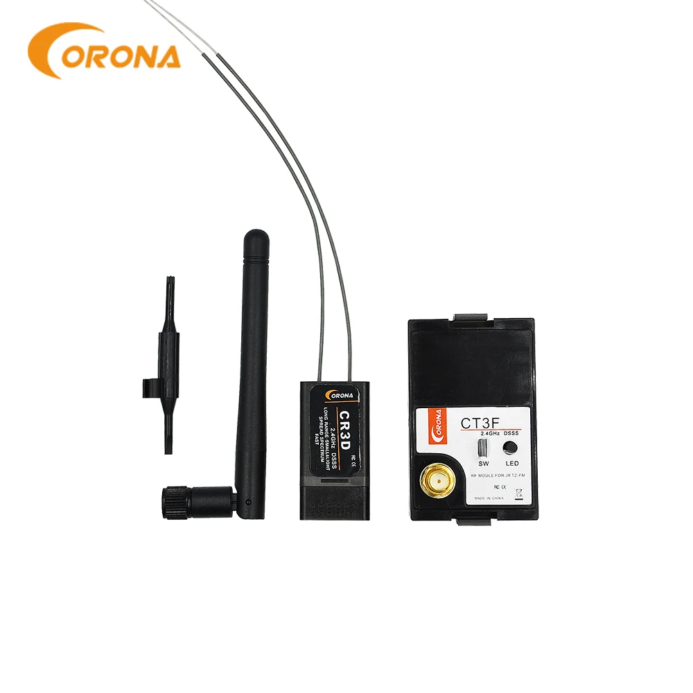 Corona CT3F 2 4 ГГц DSSS 3 канальный радиочастотный модуль и приемник CR3D для Futaba 3PM 3PK