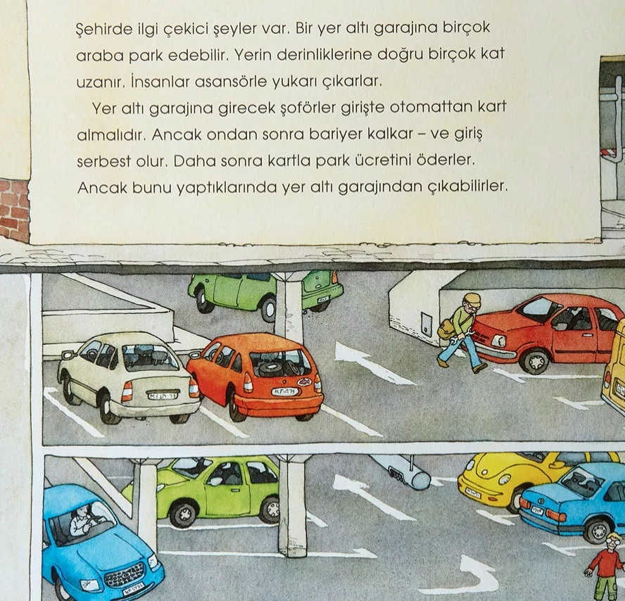Книга детская турецкий язык подземная 24 страницы публикации культуры IsBank