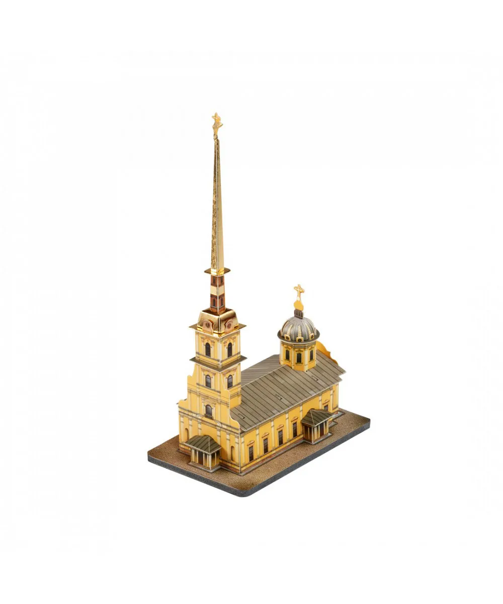 558 Петропавловский собор. Модель из картона. Серия &quotПетербург на ладони&quot.