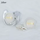 MIYOCAR персонализированные любое имя серебро без камней шикарные соски и соски клип BPA бесплатно пустышка роскошный уникальный дизайн соски PPG