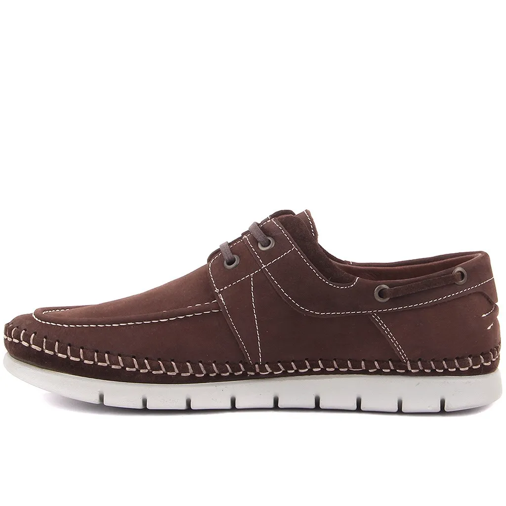 Sail Lakers-коричневая замшевая мужская повседневная обувь из нубука | Обувь