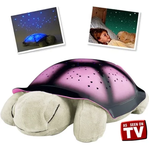 Практичный музыкальный Ночной светильник в виде черепахи с изменением цвета |