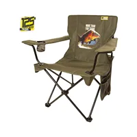 Funky V2 Luxury Camping Chair Carries 125 KG Lightweight Chair Folding Extended Comfortable Seat Camouflage Strong Skeleton