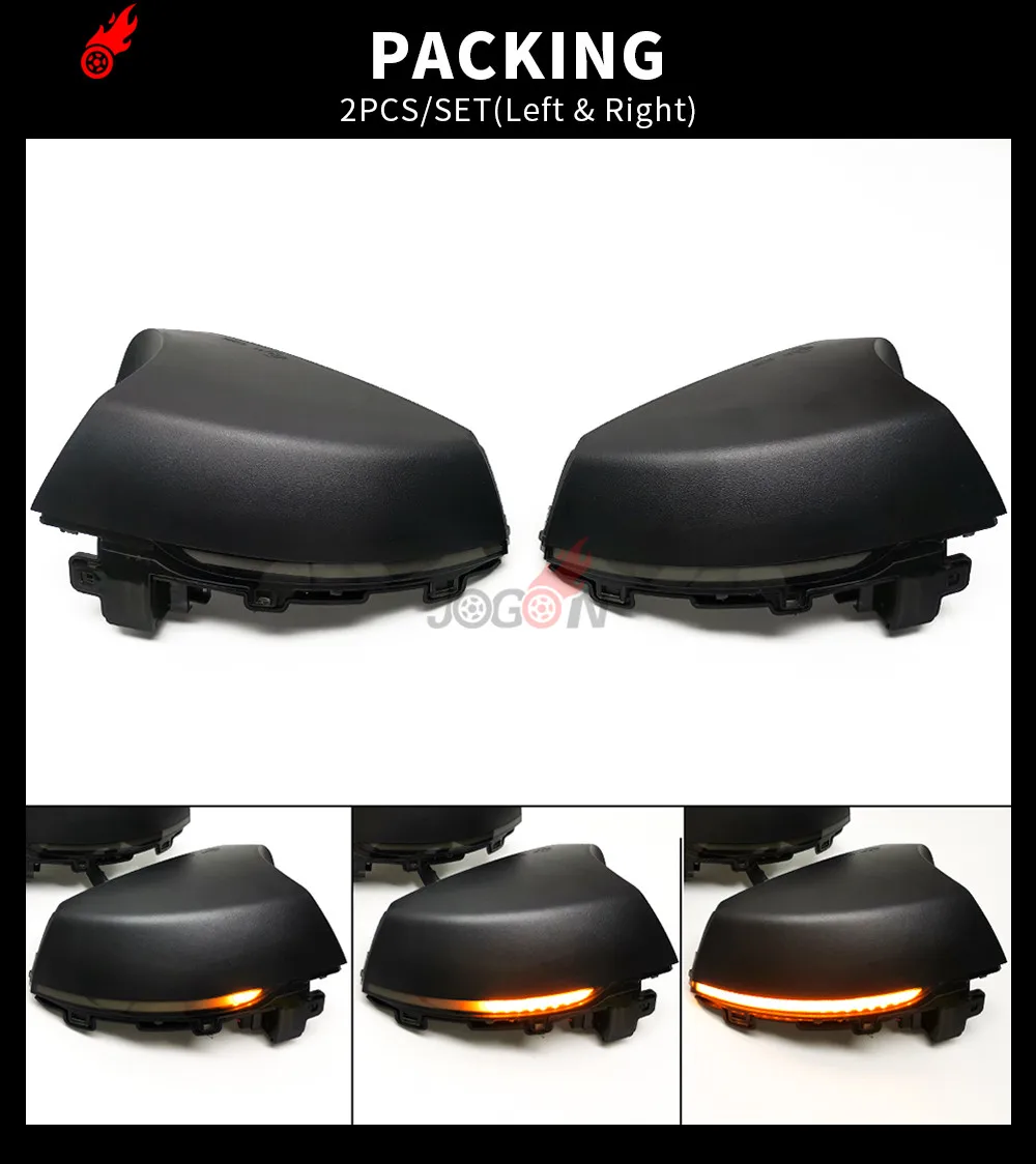 Для Фольксваген Поло Mk5 V 6R 6C 2009- светодиодный динамический сигнал поворота мигалка последовательная сторона зеркало заднего вида световой индикатор светильник