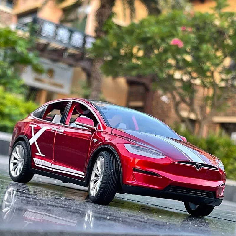 

Hot Sales!!! New Arrival Car Toys 1/20 Tesla Model X Diecast Car simulation Toy