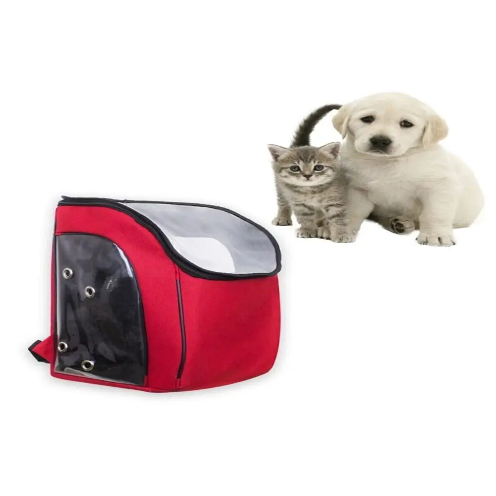 

Транспортировка переноска для собак лежанка для собак для собак переноска для кошек Прозрачная сумка для переноски кошек, красная и черная ...
