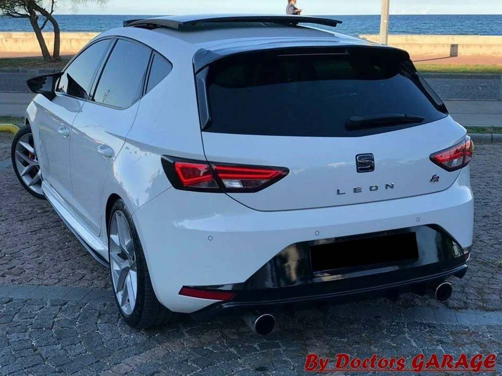Для Seat Leon Mk3/Mk3.5 оконная декоративная планка для спойлер сторона 2012 2013 2014 2015 2016 2017