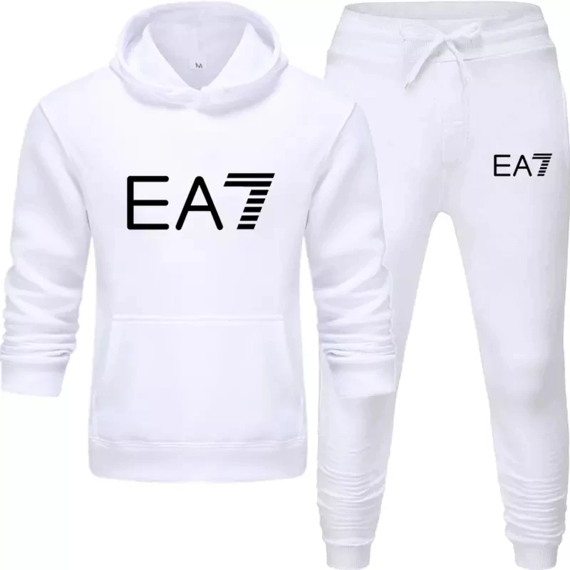 

2021 new men's sportswear suit, hooded jacket and zippered pants, two-piece track suit, stylish suit, free shipping