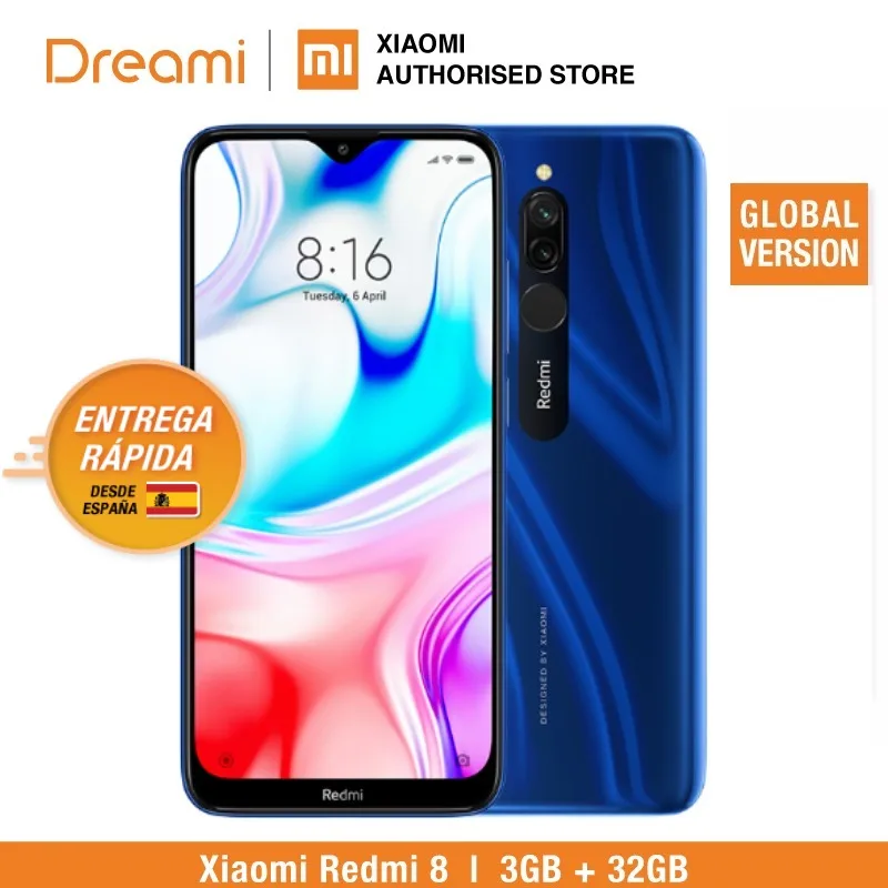 Глобальная версия Redmi 8 32 Гб rom 3 ram (последнее поступление!) redmi 832 телефон смартфон |
