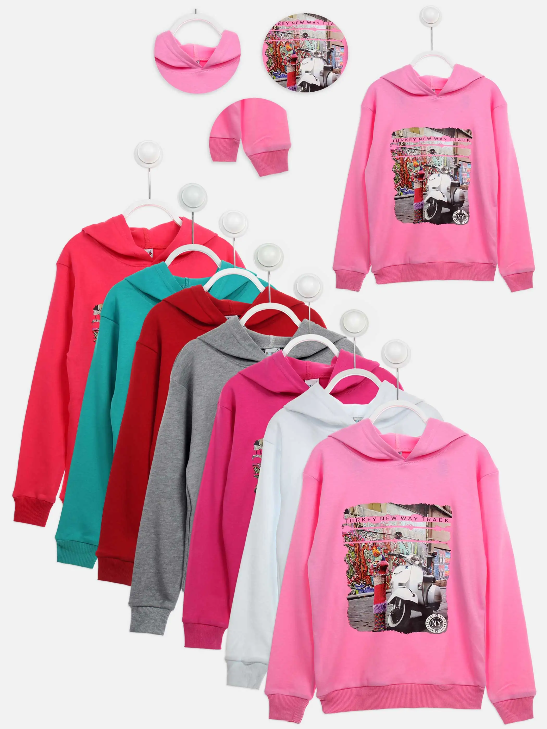 Спортивный костюм для девочек подростков хлопковая толстовка на весну и осень