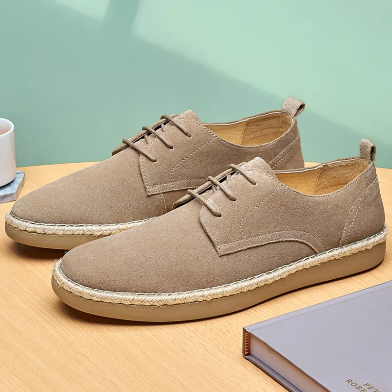 CAMEL Genuine Leather Men's Shoes Casual Comfortable Footwear England Trend Autumn Lace-up Vintage Elegant Felling | Обувь