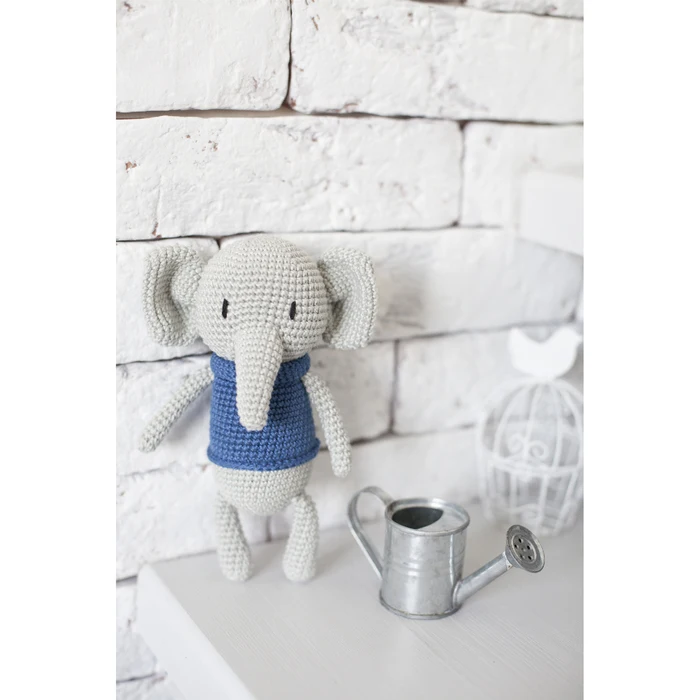 Set for knitting &quotAmigurumi baby elephant Mo&quot | Игрушки и хобби