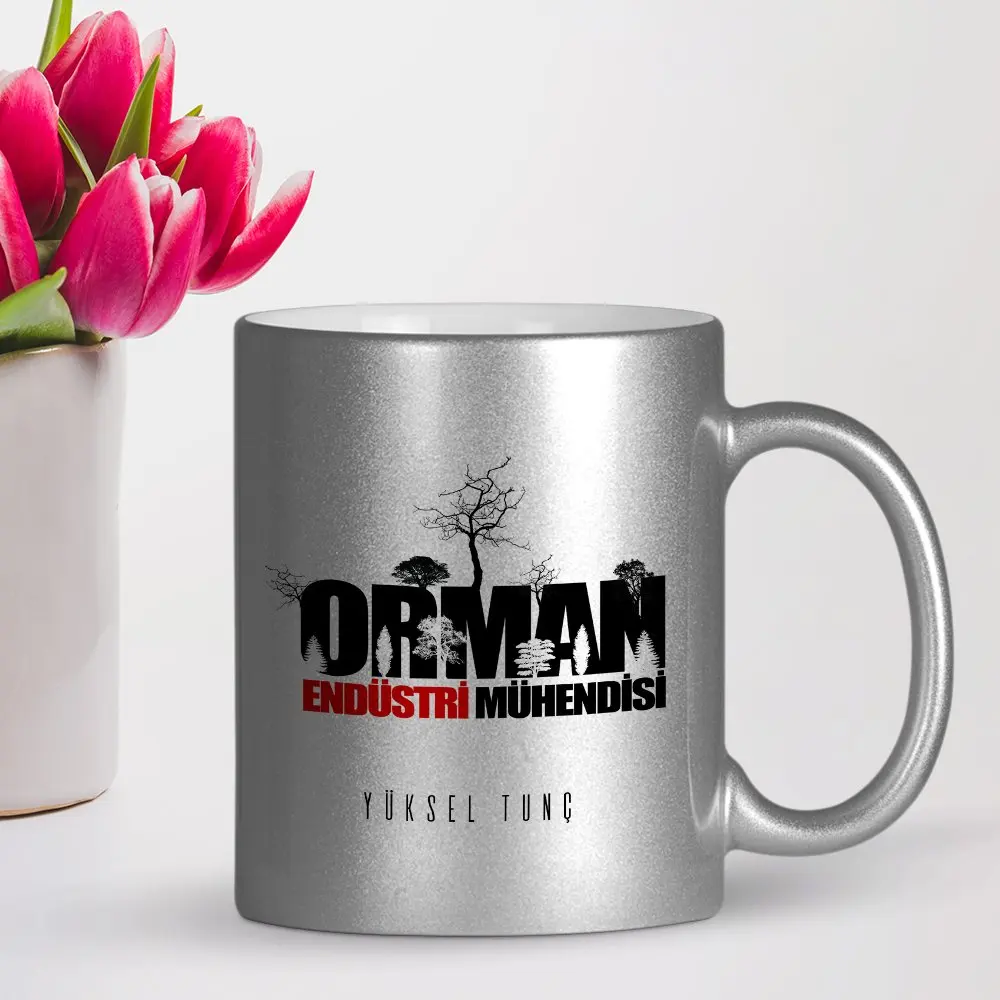 

Personalized Professional Engineer in Forest Industry Silver Gilt Mug Cup
