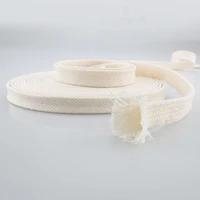 high quality audiocrast 10mm 18mm 100cotton braided tube hollow rope cover sleeve electric wire cable braided cable sleeve