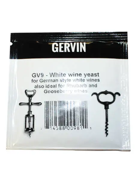 Винные дрожжи Gervin GV9 White Wine | Дом и сад