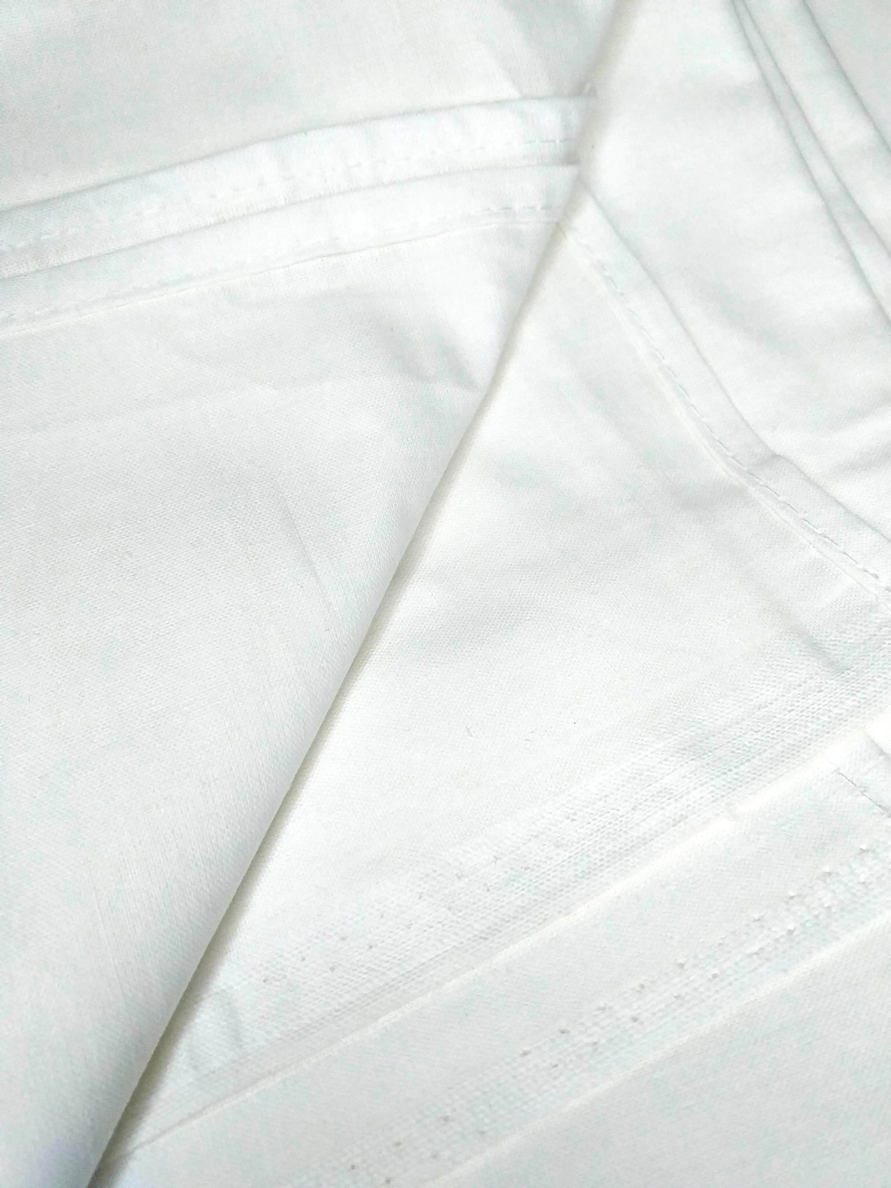 Простыня хлопковая белая &quotВелес&quot или набор (простыня + наволочка) для кровати