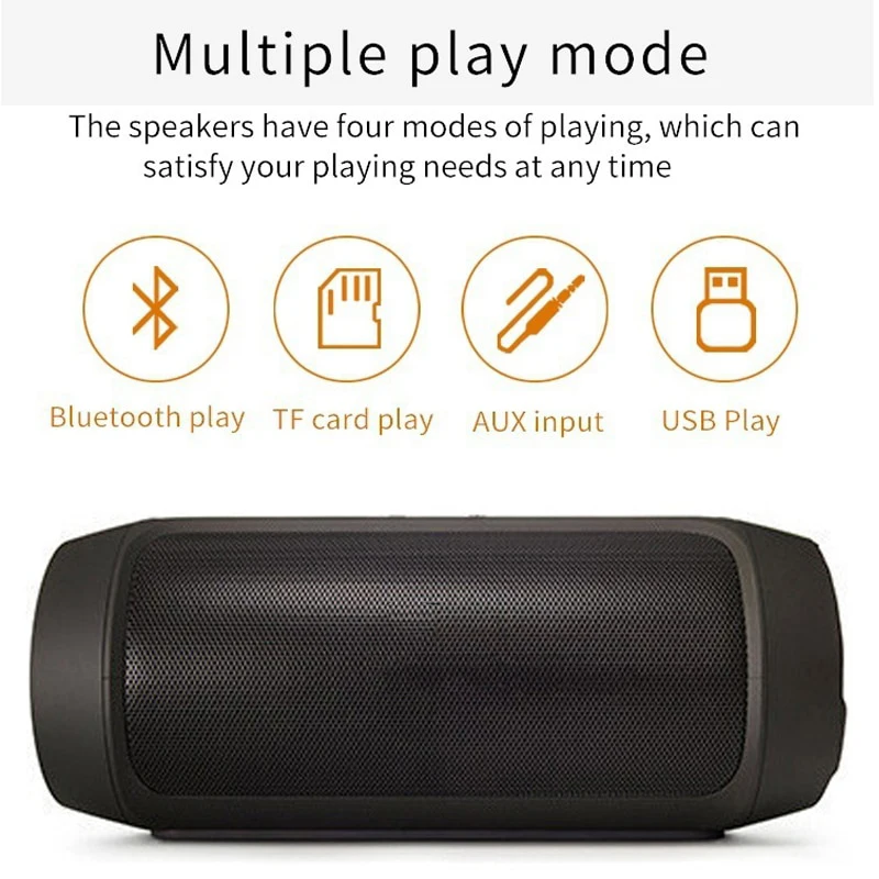 Портативная беспроводная Bluetooth-колонка с 2 динамиками высокоточный бас-звук