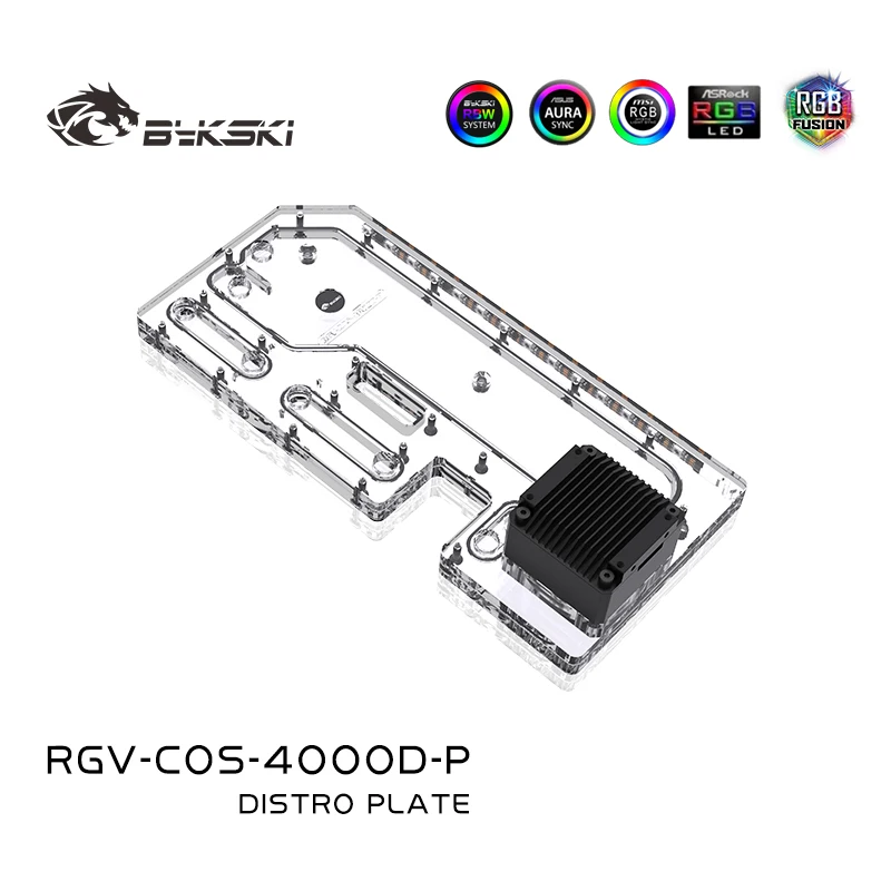 

Bykski RGV-COS-4000D-P Distro Plate для CORSAIR 4000D чехол, водная плата для ЦП/GPU блок водяного охлаждения с поддержкой DDC Pump