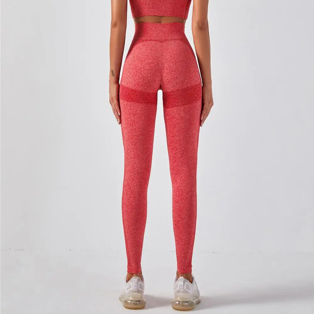 

2020 Flex Seamless Yoga Leggings for Women Squat Proof Gym Leggings Workout Clothing Tummy Control Yoga Pants Fitness Trousers