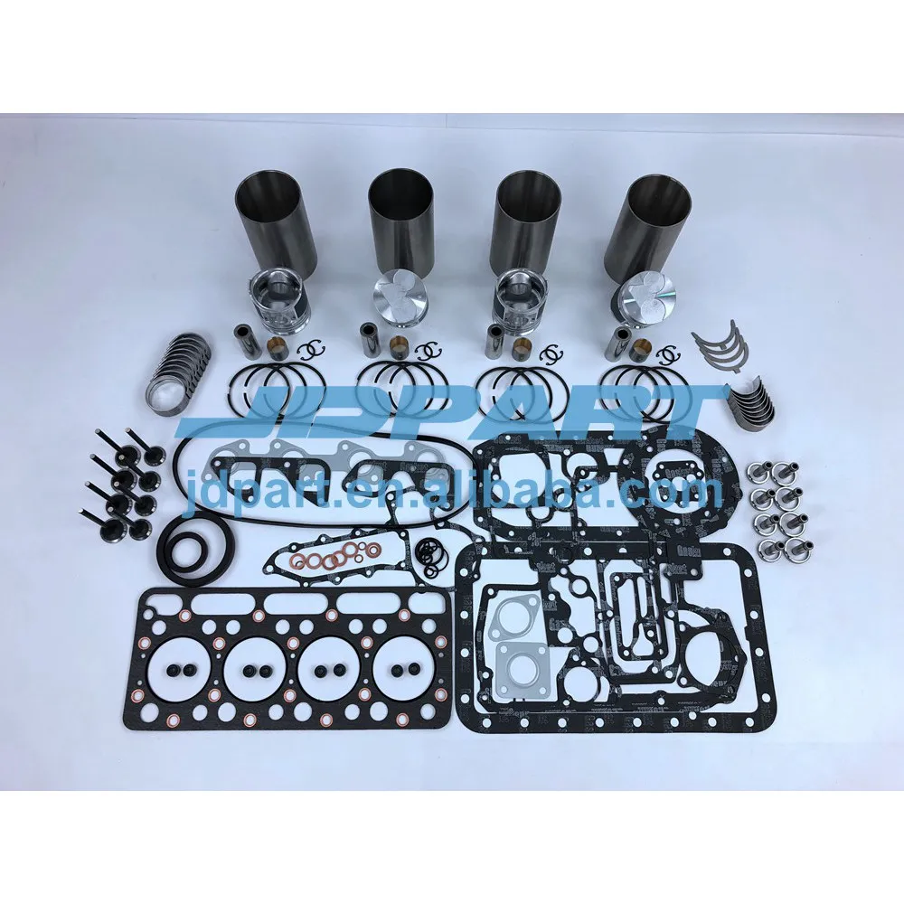 

New V1512 IDI complete overhual kit STD with gasket kit engine bearing valve kit For Kubota
