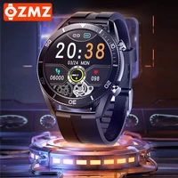 ozmz bluetooch answer call smartwatch music play sport watch heart rate monitor full touch waterproof smart watch for men
