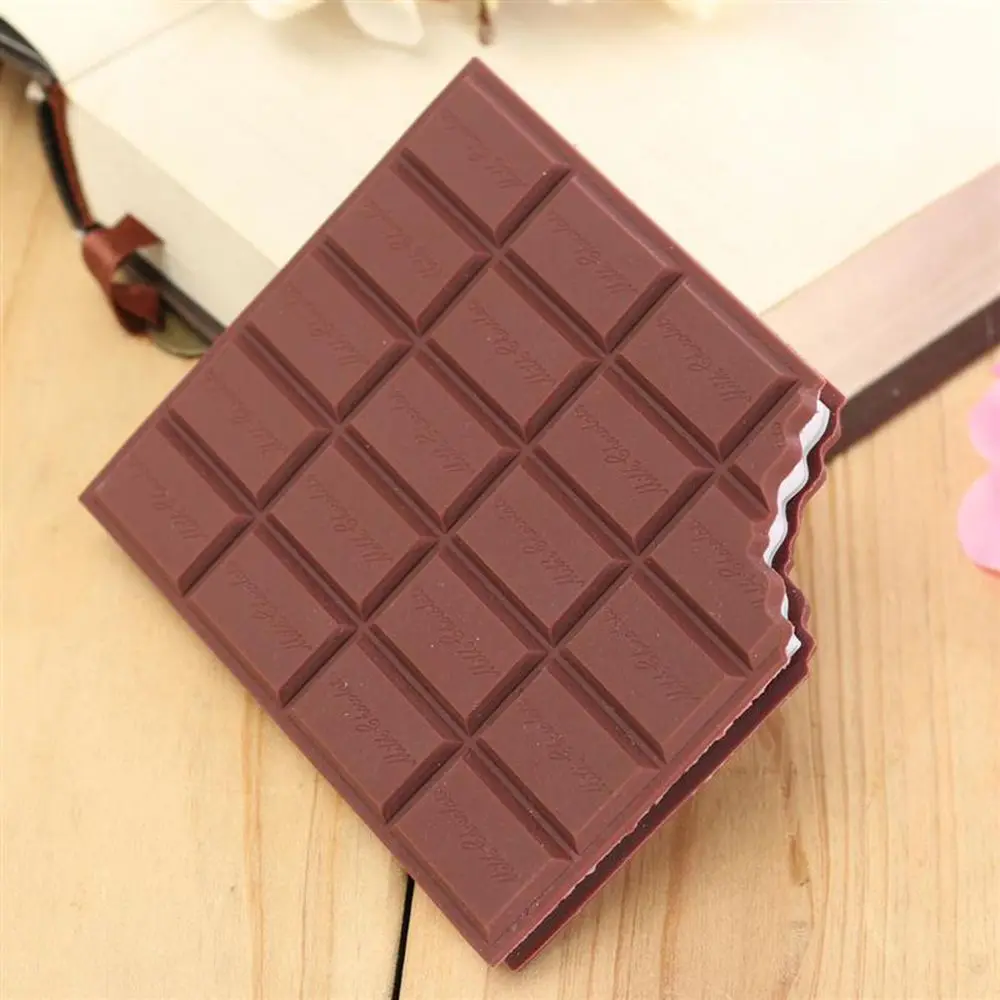 1Pcs Best Promotion Convenient Creat Stationery handy Notebook Chocolate Memo Pad Cover Notepad School Gift | Канцтовары для офиса