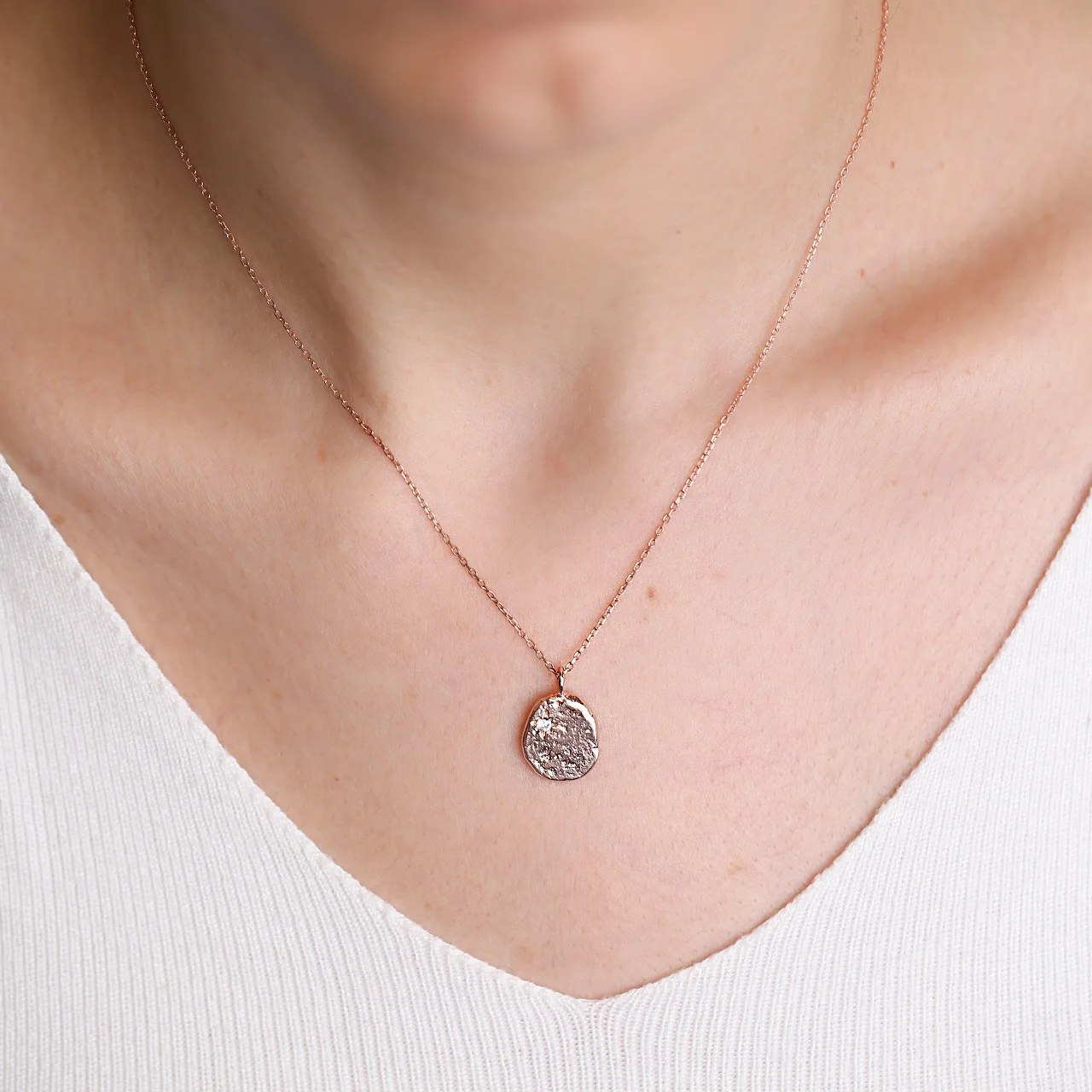 

Silver Hammered Pendant, Vintage Style Round Pendant, Bohemian Silver Pendnat, Moon Pendant, Gift For Each