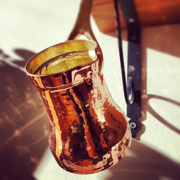 Турка для кофе по-турецки 225 мл медная Cezve | Дом и сад