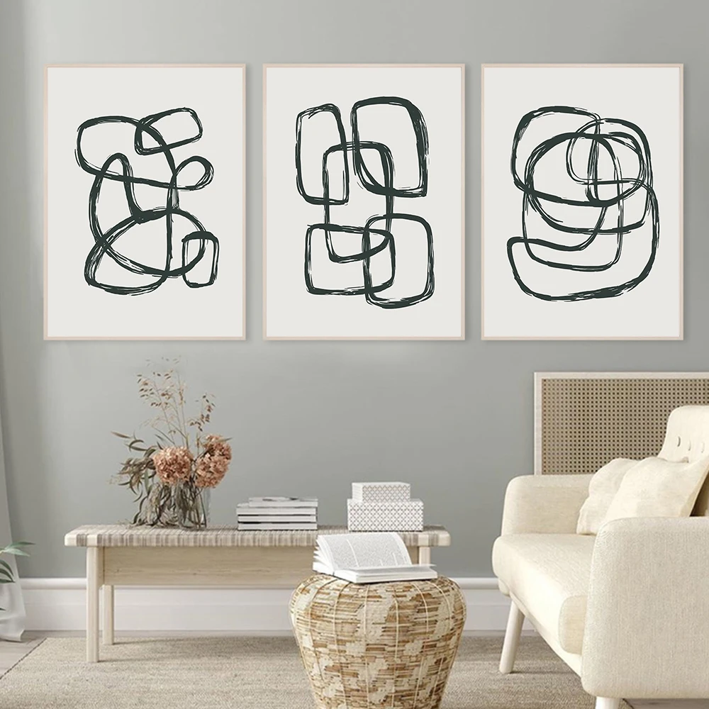 

Black Abstract Poster Henri Matisse Canvas Painting Line Drawing Art Print Mid Century Wall Picture For Living Room Home Decor