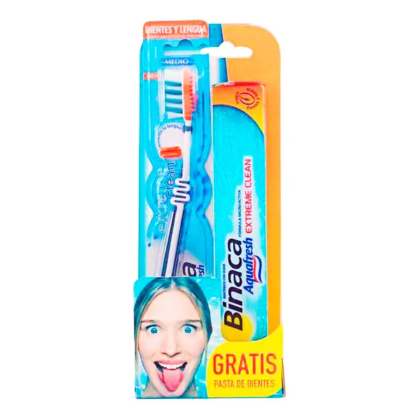 Оральный гигиенический набор Aquafresh Extreme Clean Binaca (2 шт.) | Красота и здоровье