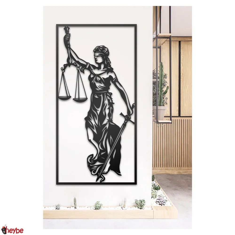 

Metal Wall Art Lady Justice Home Office Living Room Bedroom Decoration Easy To Hanging Frame 2021 New Fashion Trend Art Design Luxury Modern Creative Stylish Quality Gift Ideas Souvenir Plaque Nordic Styles Women