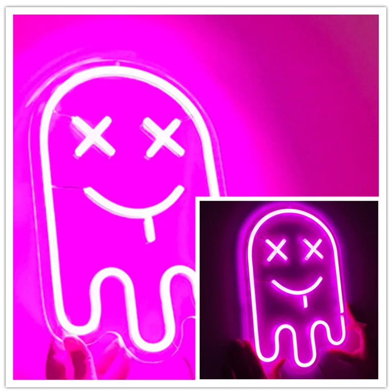 Пользовательские неоновая вывеска для организаций и магазинов с рисунком