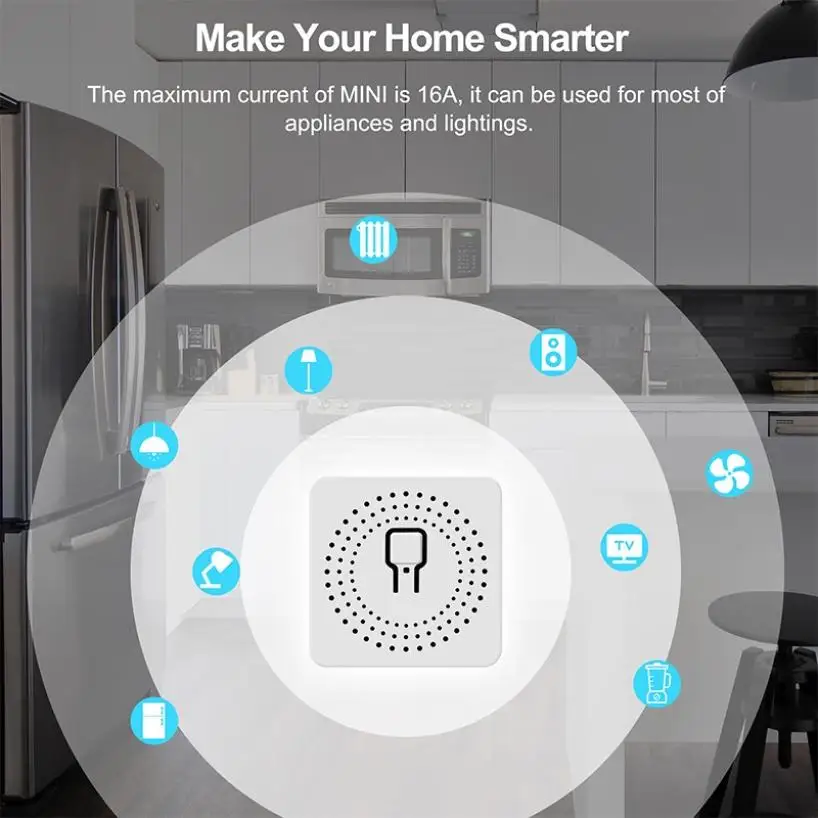 

DIY Smart Wifi Switch Concealed Dual Control Switch Modifier Smart Home Light Module Works with Alexa Google Home Smart Life App