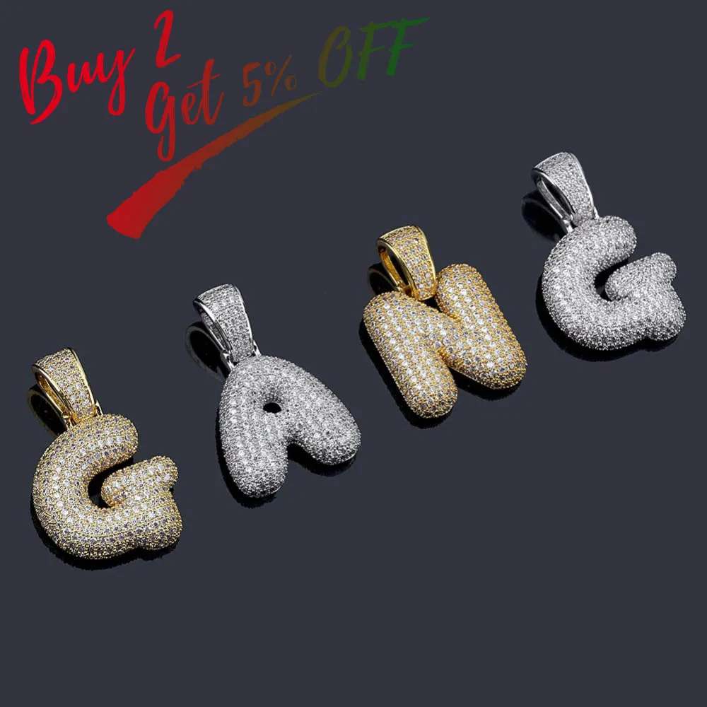 TOPGRILLZ Мужские украшения в стиле хип-хоп искусственное циркониевое название буквы