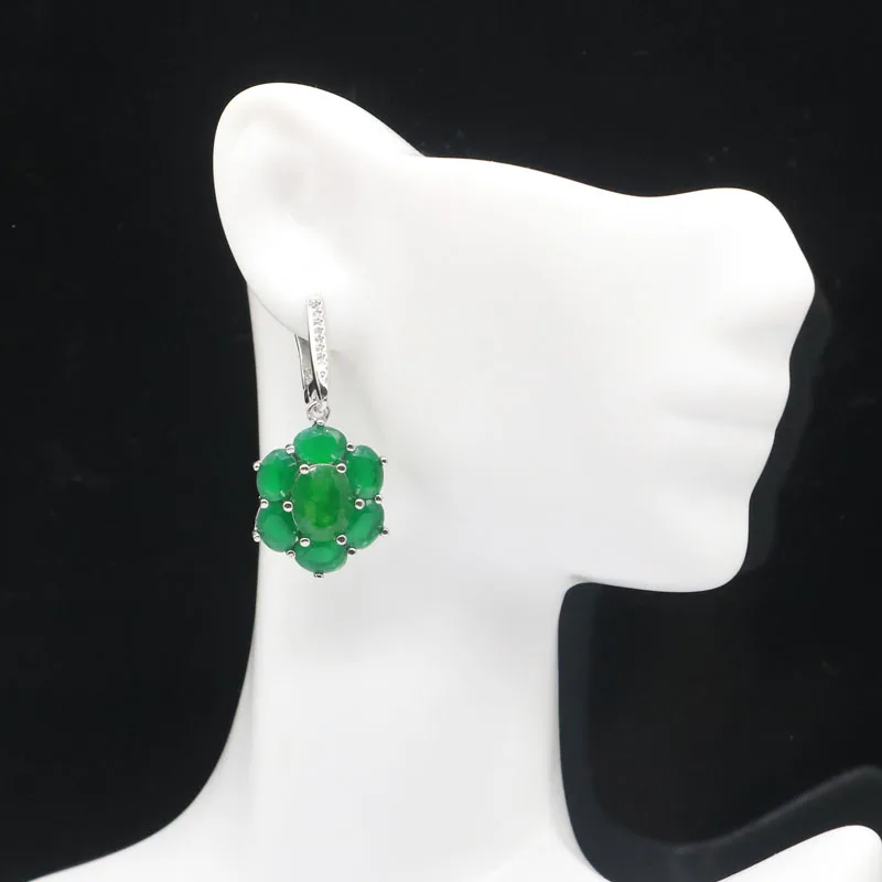 38x17 мм настоятельно рекомендуем комплект ювелирных изделий настоящий зеленый