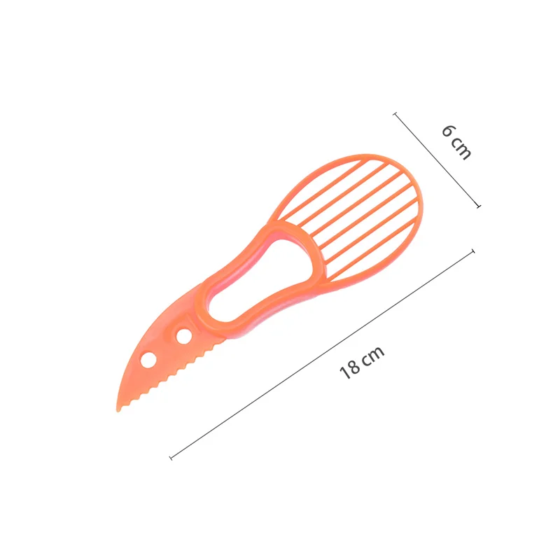 

Slicer for Avocado Multifunctional Fruit Peeler Cutter Food Grade Plastic Butter Slicer Shea Corer Separator Safe Vegetable Tool