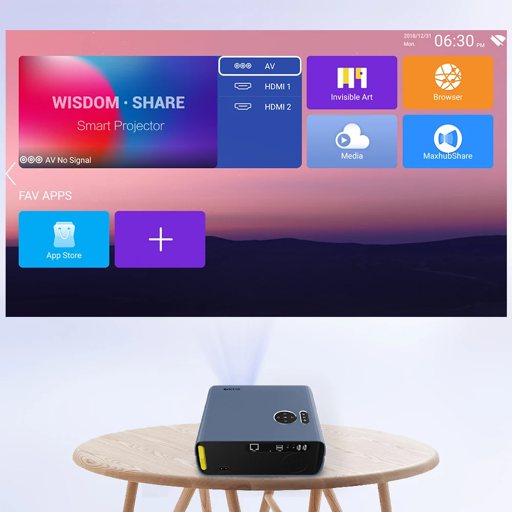 2021 проектор Android 9 0 Wifi Led 4K кинотеатр тв 1080P Bluetooth Airplay луч домашний для смартфона