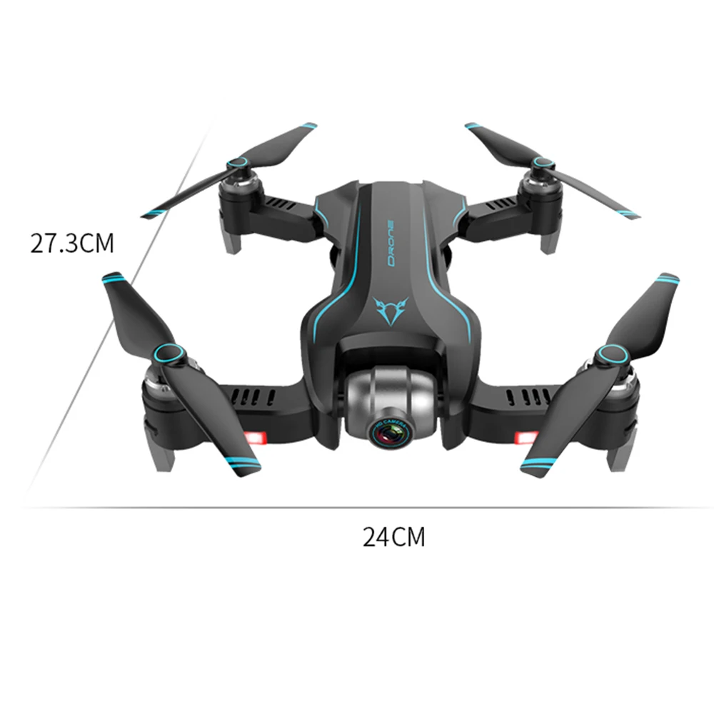 S20W селфи Дрон 4K HD Gimbal Двойная камера Wi-Fi FPV Gesture фото оптический поток Профессиональный Радиоуправляемый квадрокоптер вертолет Дрон